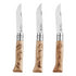 Opinel No.08 Engraved Handle Folding Knife - outdoor sports 8號雕刻櫸木柄摺刀